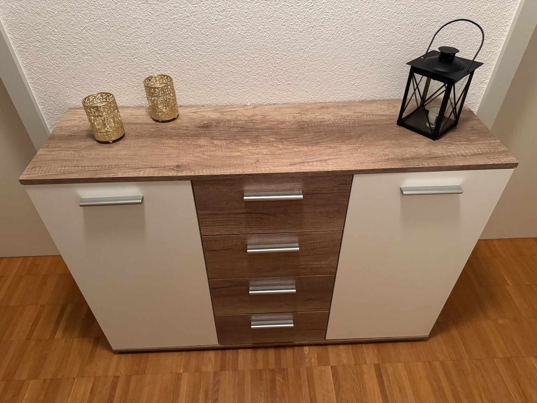 Kommoden: Sideboard Kommode weiss/Eiche 120x85x35cm – Gebraucht aus Uetliburg SG von  2