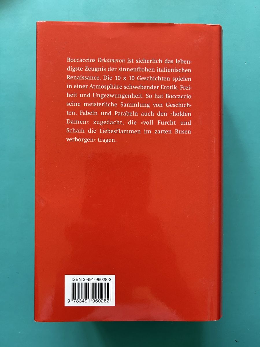 Bücher: Boccaccio - Das Dekameron - Albatros – Gebraucht aus Himmelried von rasmus67 1