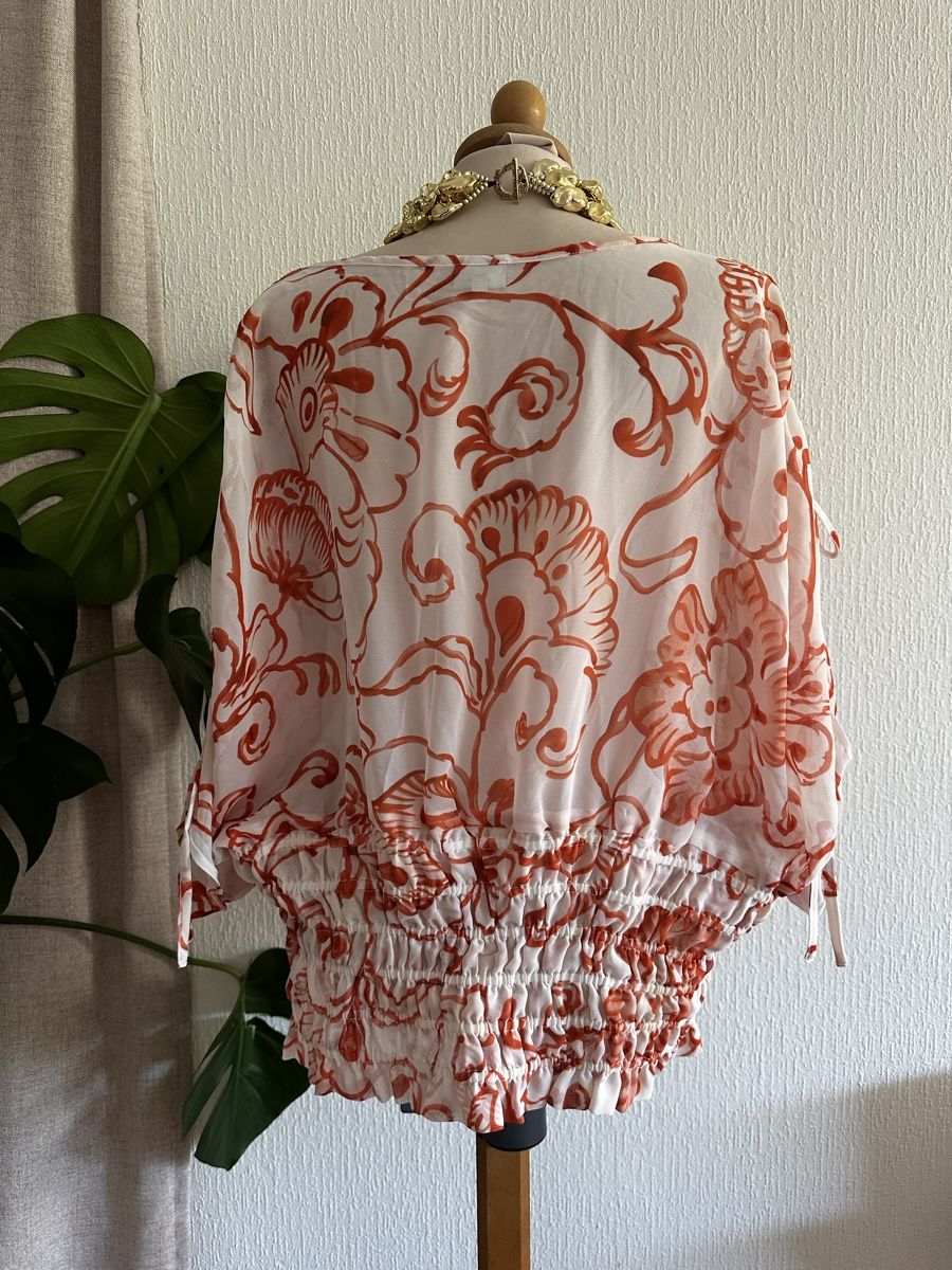 Tops: Blouse VIACORTESA imprimée taille 40/42 polyester léger – Neu (gemäss Beschreibung) aus Châtelaine von Alexandra.jankowski 3