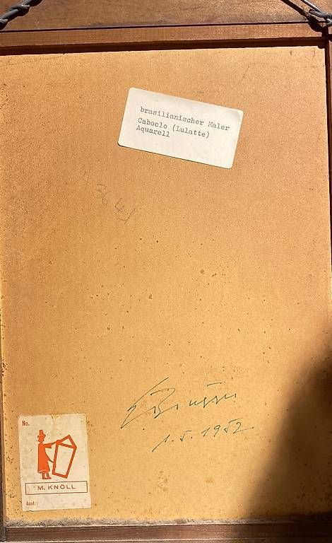 Gemälde: Gemälde Aquarell Brasilianischer Maler – Gebraucht aus Basel von AS_4050 1