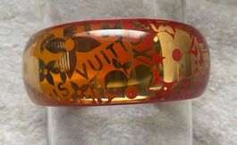 RARITÄT - stilvoller und edler LOUIS VUITTON Armreif, rot