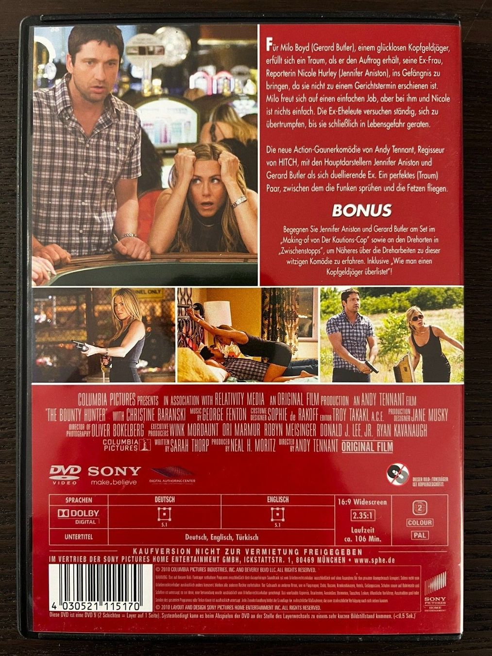 Tutti i DVDs: Der Kautions Cop – Usato da Zürich venduto da FilmFreunde 1