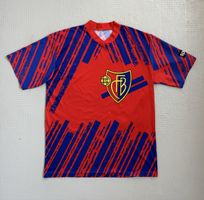 Vintage Fc Basel Trikot We Play Fair Rotblau