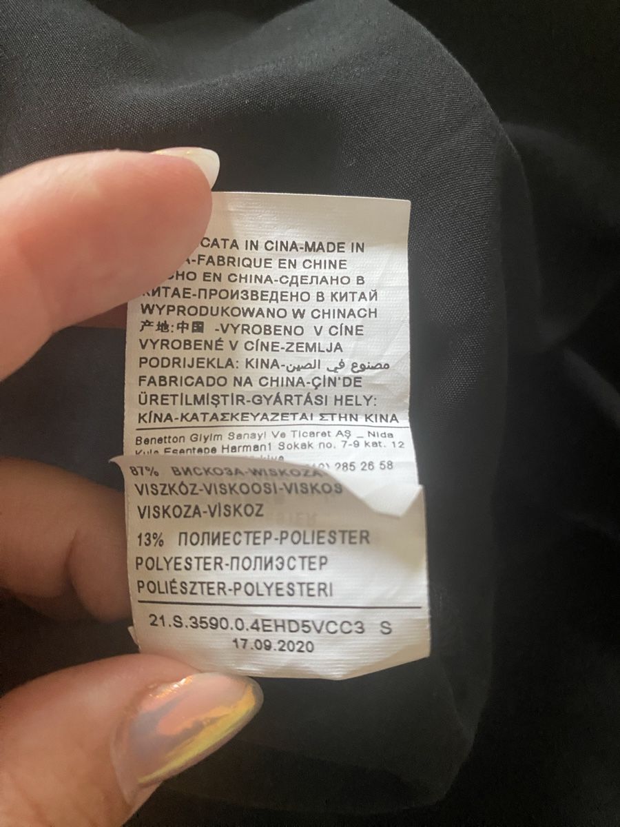 Benetton Kleider: Benetton NEUES Viscose Kleid, Grösse S – Neu (gemäss Beschreibung) aus Neftenbach von ElenaLo 6
