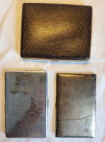 3x Vintage Zigarettenetui Konvolut England Drago