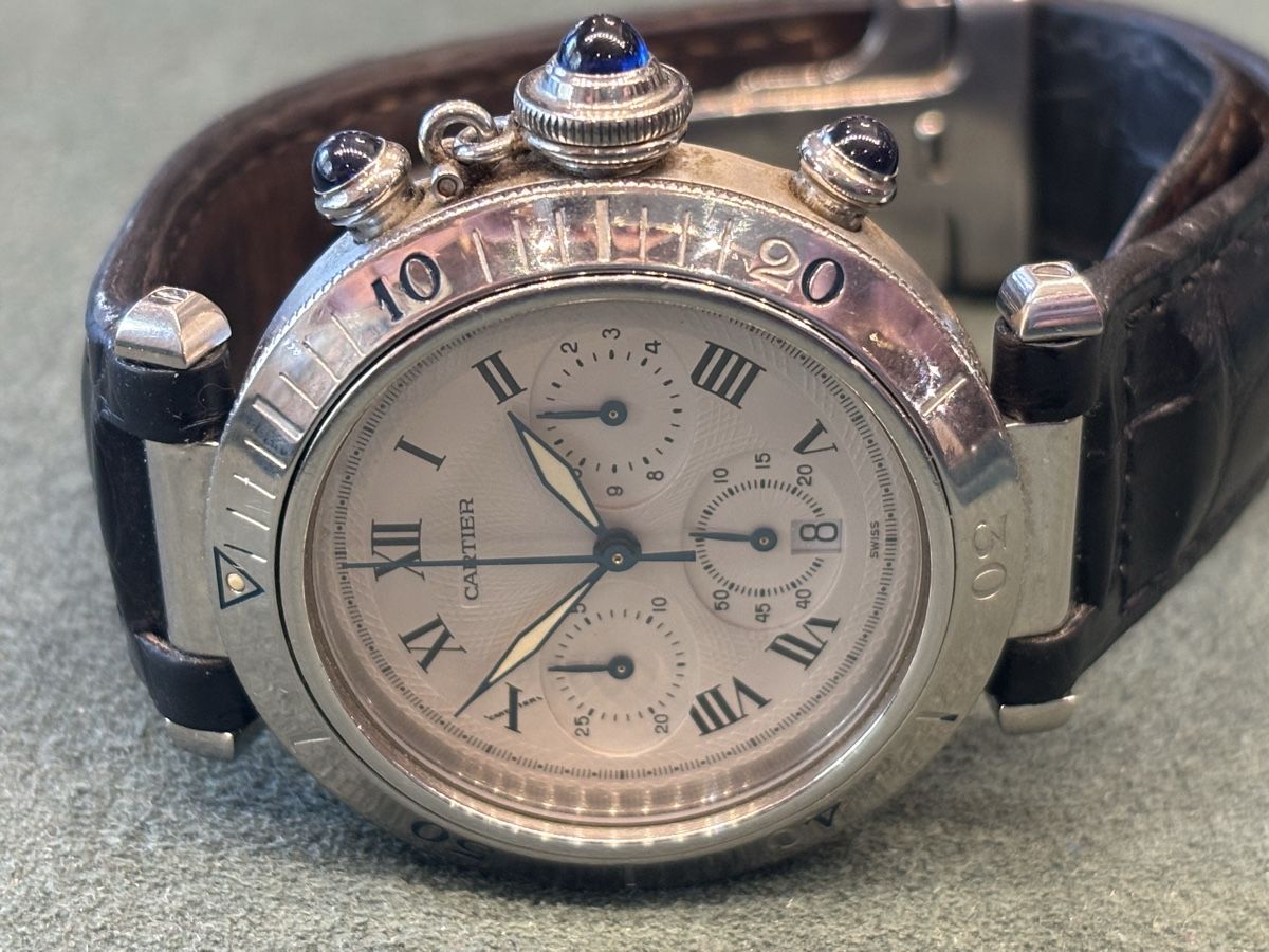 Cartier Orologi: Cartier Pasha Chronograph Quartz – Usato da Mendrisio venduto da TicinoWatchLab 2