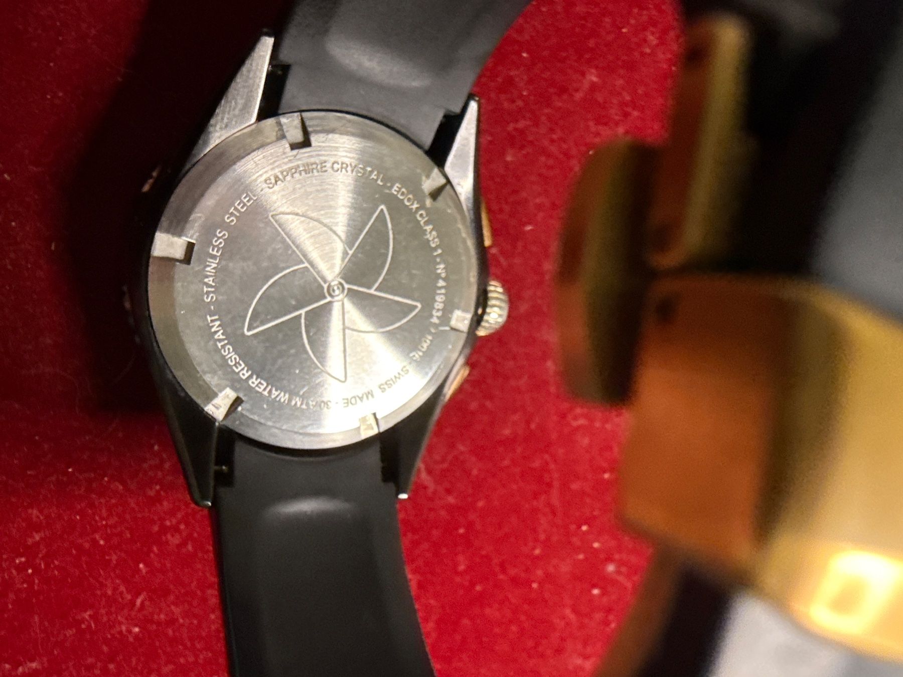 Edox Uhren: Edox Class1 Chronograph 46 mm Neuwertig – Gebraucht aus Pfeffingen von Allhandelklgwatches 4