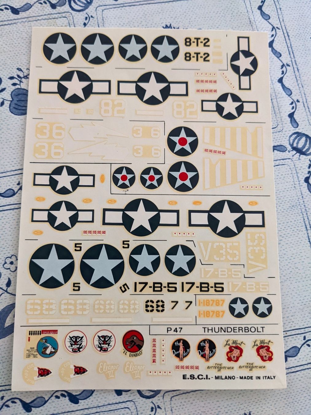 Kit di modellismo & Modellini statici: Esci Decals P47 Thunderbolts – Usato da Neuenhof venduto da Abakan