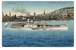 ZÜRICH Dampfschiff Stadt Zürich