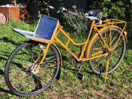 Altes Post fahrrad gelb gebraucht