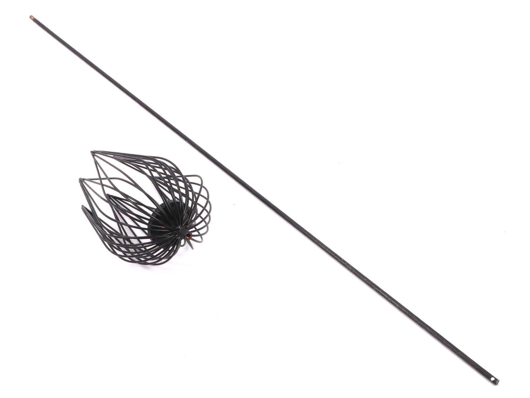 Portacandele: GARTENSTECKER Blüte metall schwarz – Usato da Steinen venduto da Restwert_Steinen