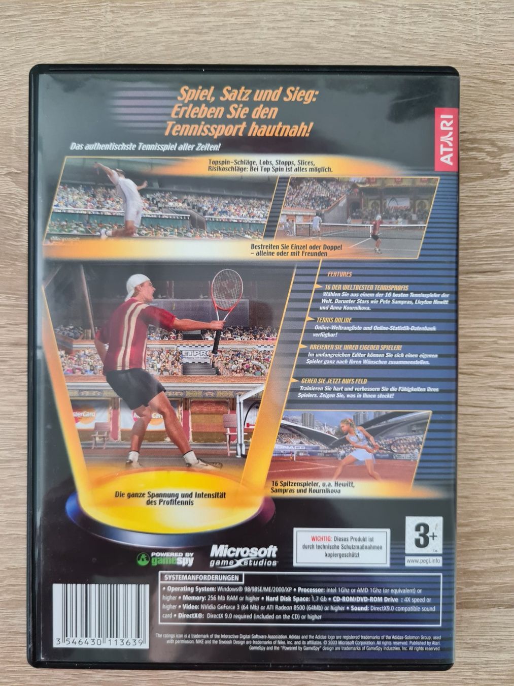 Spiele: Top Spin (2 CD) (Multilanguage Cover) - PC – Gebraucht aus Carouge GE von Gasco 1