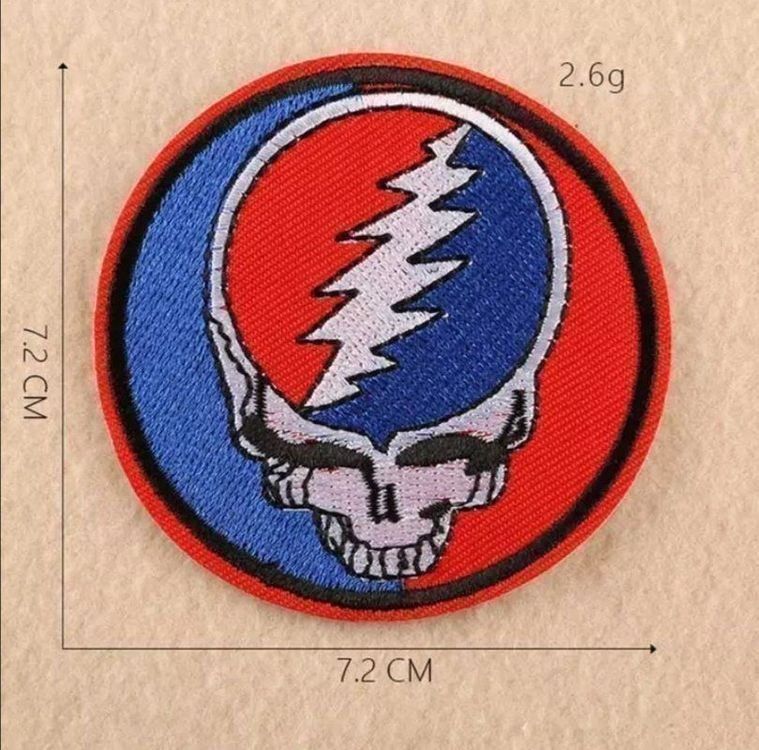 Patches: Grateful dead skull logo patch – Neu (gemäss Beschreibung) aus Zuerich von Culoshaker