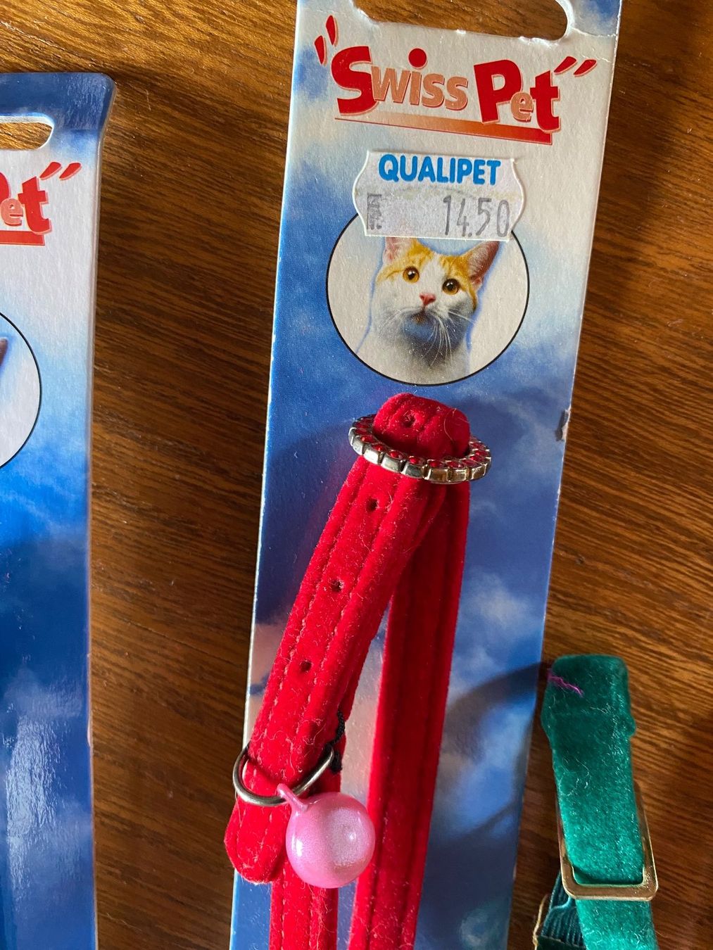 Leine & Halsband: 4 Katzen Halsbänder,  2 Adressen Anhänger – Neu und originalverpackt aus Rosshäusern von Reb_87sr 3