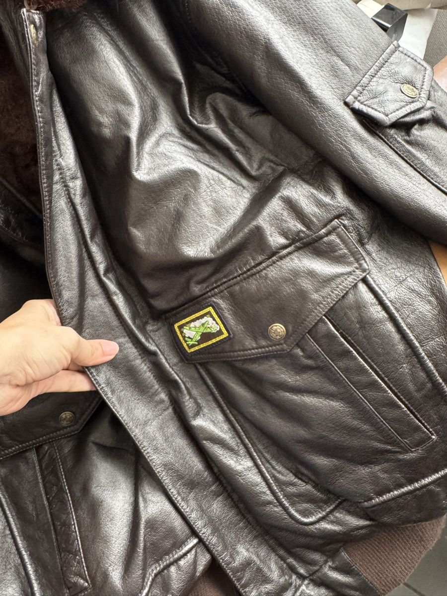 Jacken: Lederjacke Echtleder Pilotenjacke – Gebraucht aus Obfelden von cesarina10 9