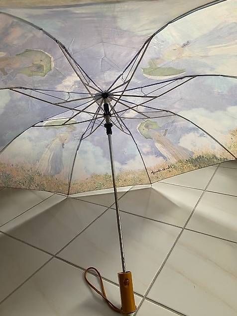 Regenschirme: Parapluie unique avec impression Claude Monet – Neu (gemäss Beschreibung) aus Etoy von v1marianne 1