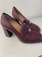 Damen Slipper Pollini Bordeaux Leder neu