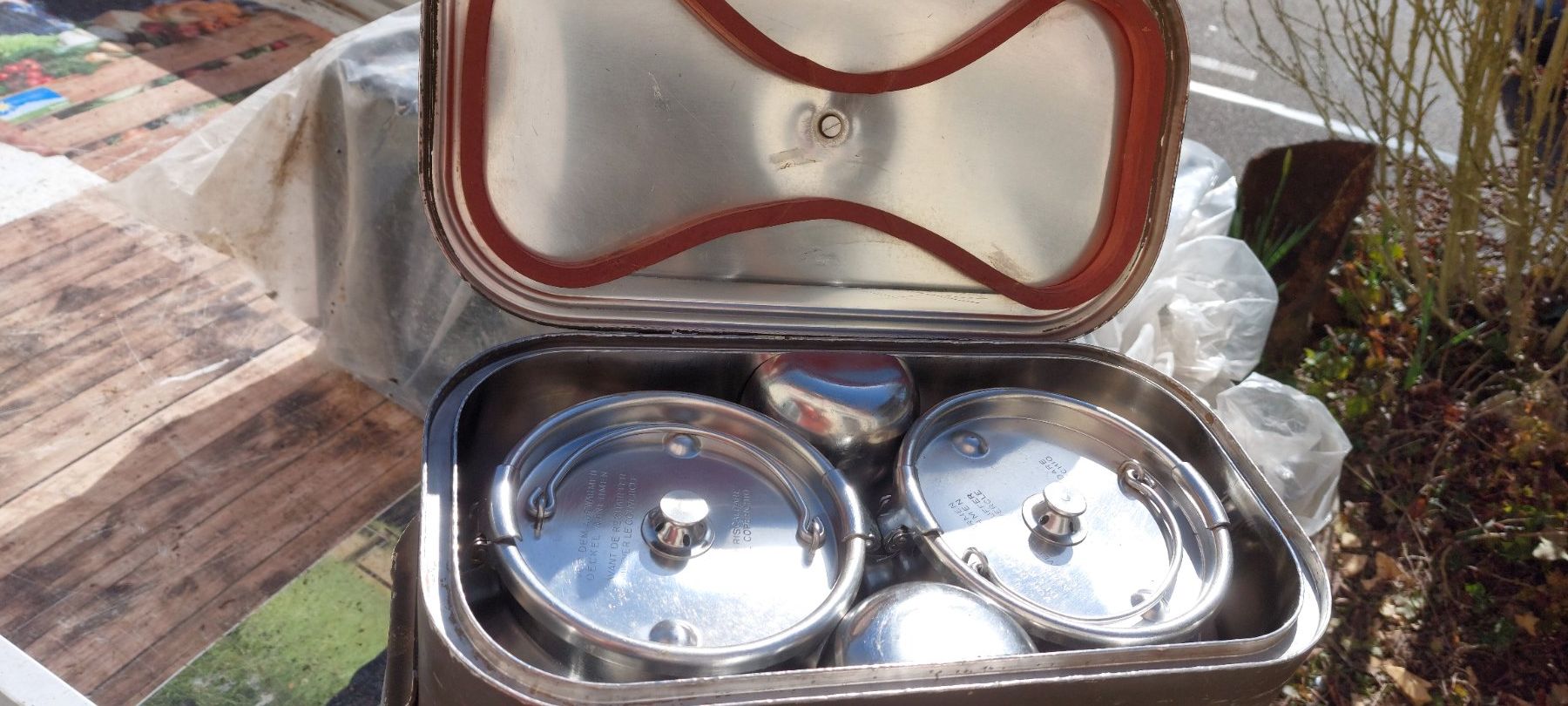 Elettrodomestici da cucina: Original Schweizer Armee Speiseträger – Usato da Brislach venduto da ericCH 3