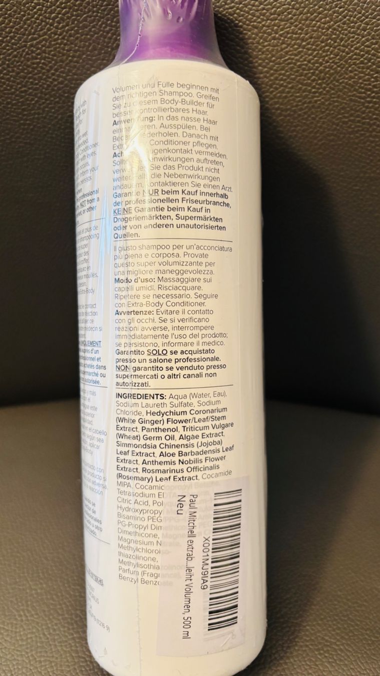 Prodotti per capelli: Volumen- Schampoo „Paul Mitchell“ 500 ml – Nuovo e nell'imballaggio originale da Immensee venduto da vieste 1