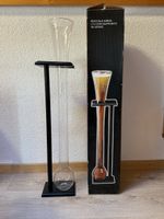 Boccale Birra da 2 litri in vetro con supporto in legno 🍻