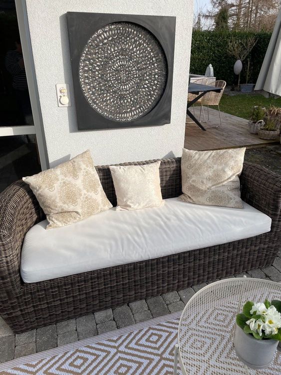 Lounge Sofa für Garten 2,5 Plätze Kaufen auf Ricardo