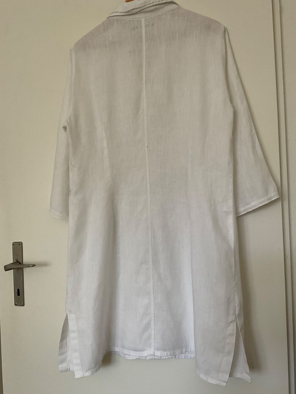 Vestiti: BACKSTAGE 100% Leinen Kleid Gr 4 M weiss – Usato da Urdorf venduto da alda02 5