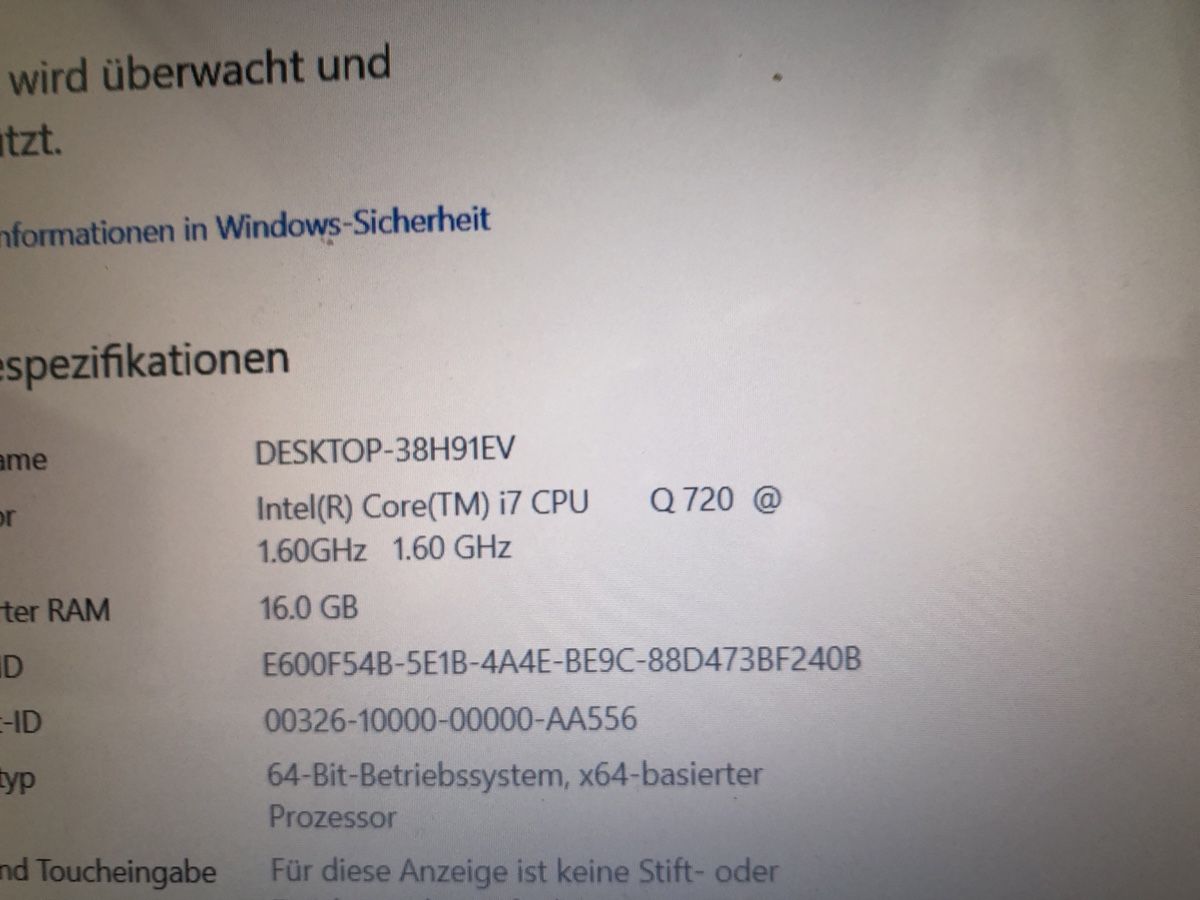 Alienware Notebooks: Alienware   PO1E   Laptop Gaming – Gebraucht aus Biel-Bienne von  2