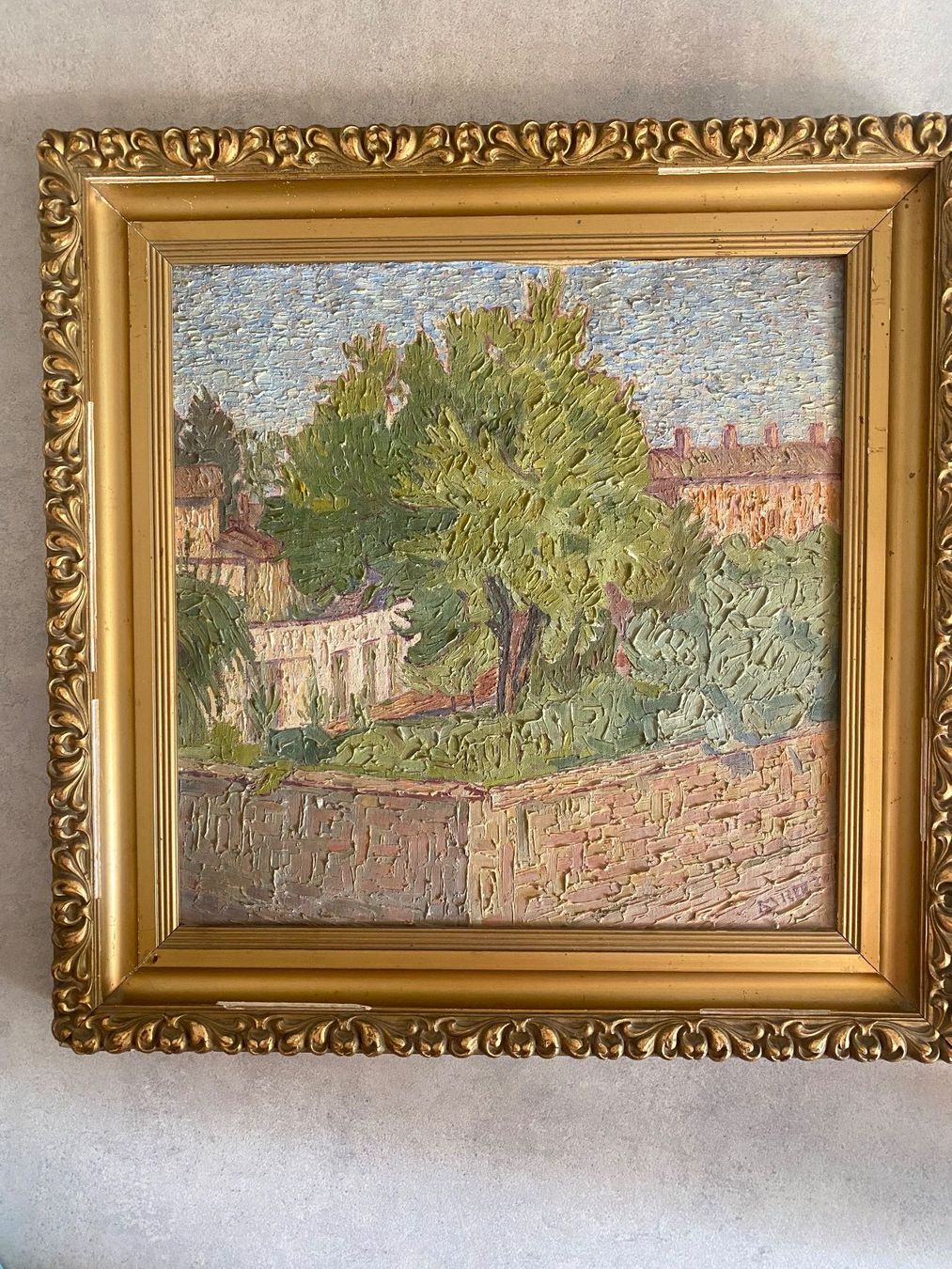 Dipinti: Antikes Ölgemälde, Landschaftsbild, 1920 – Usato da Kreuzlingen venduto da don_ueli6wb5