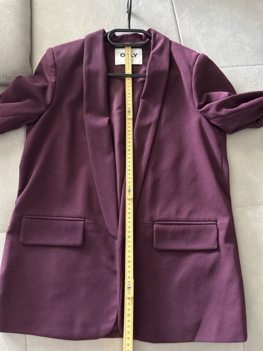 Only Giacche: Blazer von Only, Grösse 38, purple – Nuovo (secondo la descrizione) da Erlinsbach SO venduto da hallon480 7