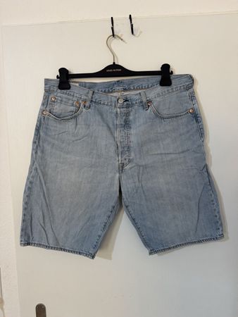 Levi's Shorts 501 hellblau Grösse W36 Herren Oryginal
