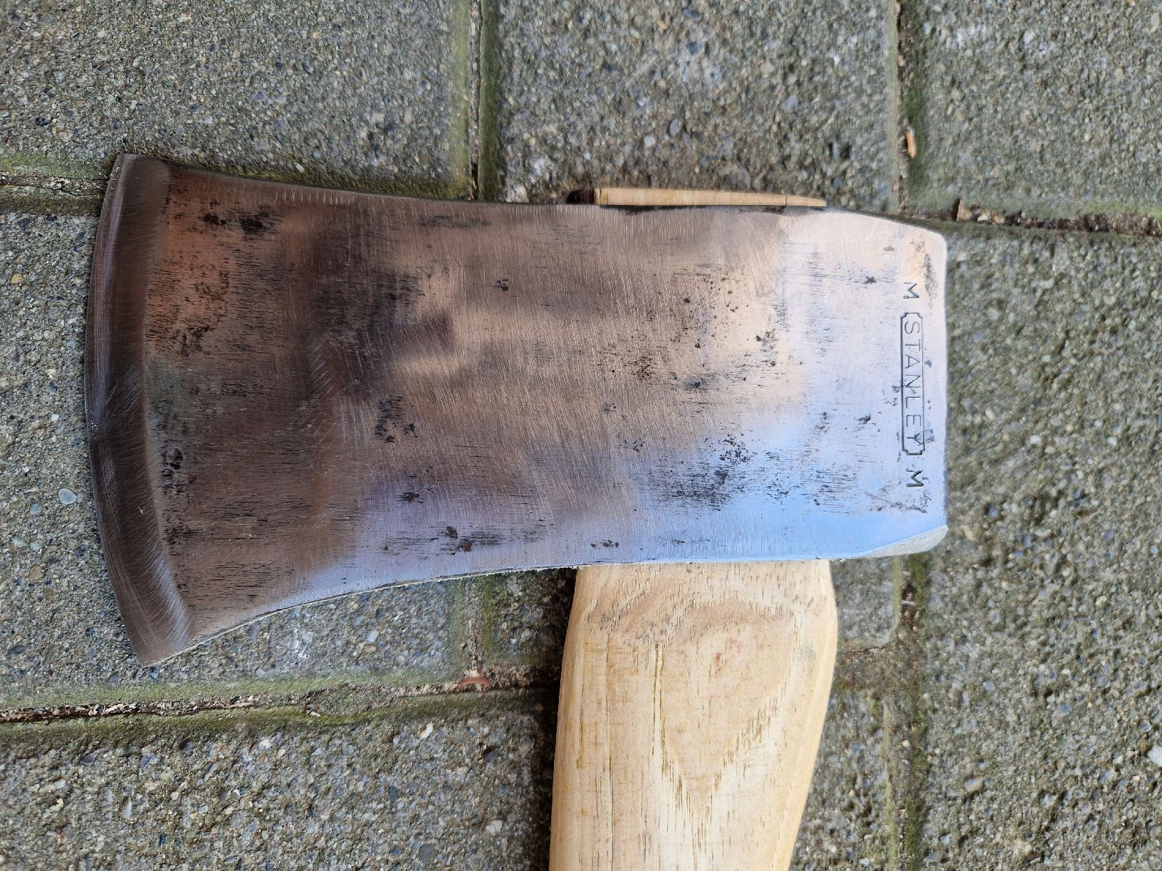 Stanley Alle Werkzeuge: Axt Beil Stanley M mit Hickorystiel laminiertem Eichenknauf – Gebraucht aus Mauren von Julchen13 1