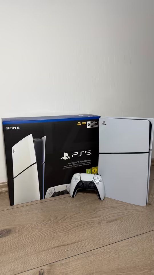 Sony Console: Ps5 Digital Slim mit Headset und Ladestation für Controller – Usato da Ehrikon venduto da brugger108 1