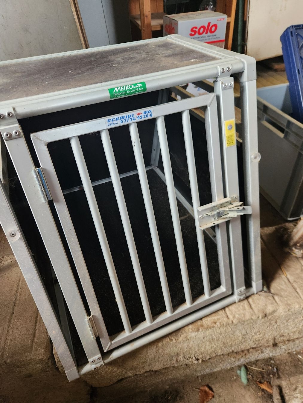 Meiko Käfige, Transport & Sicherheit: Hund Transportbox – Gebraucht aus Schelten von yor_x2vr