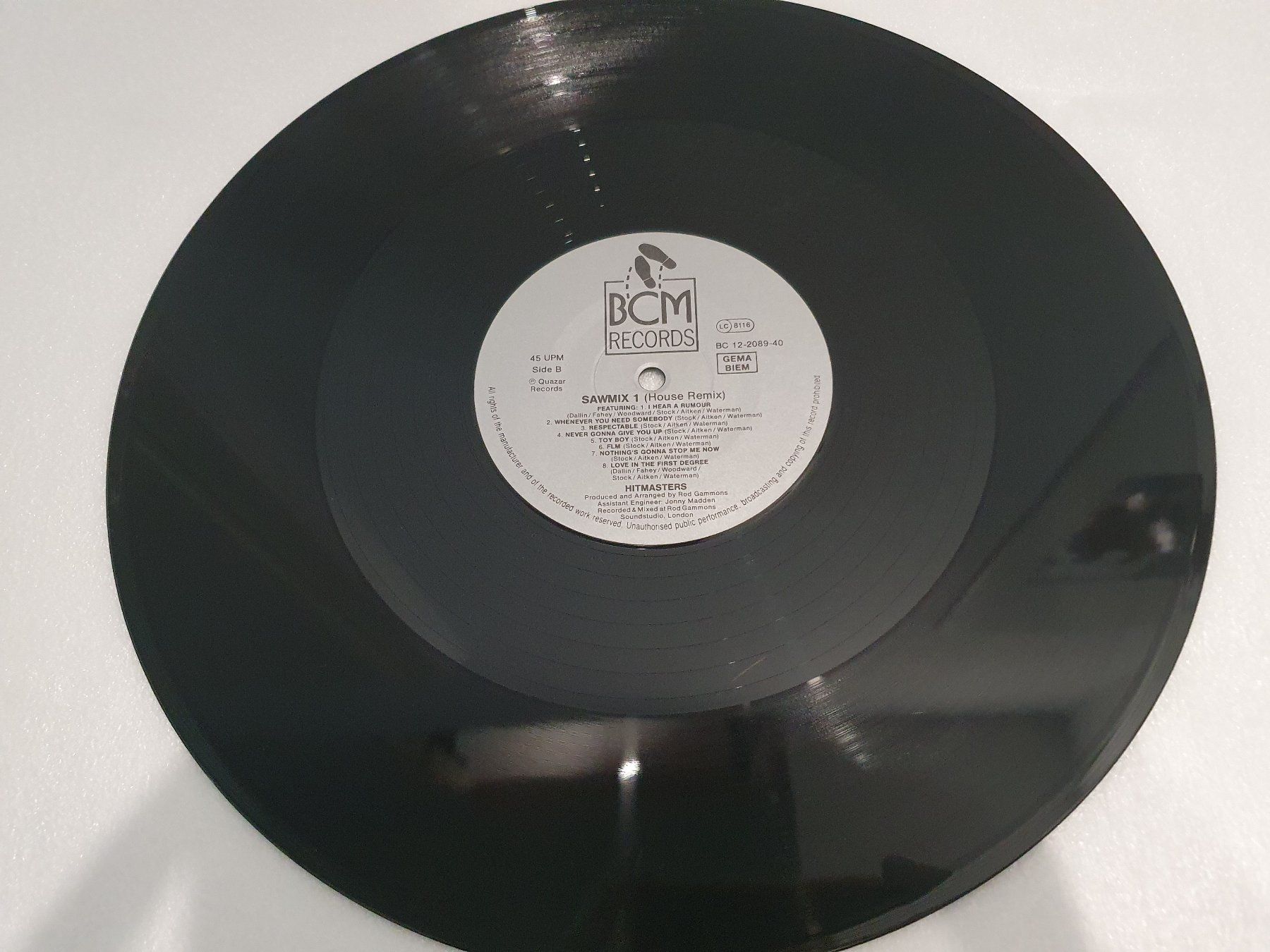 Dischi in vinile: Hitmasters – Sawmix 1 – Usato da Uster venduto da Vinyl-Leidenschaft 5