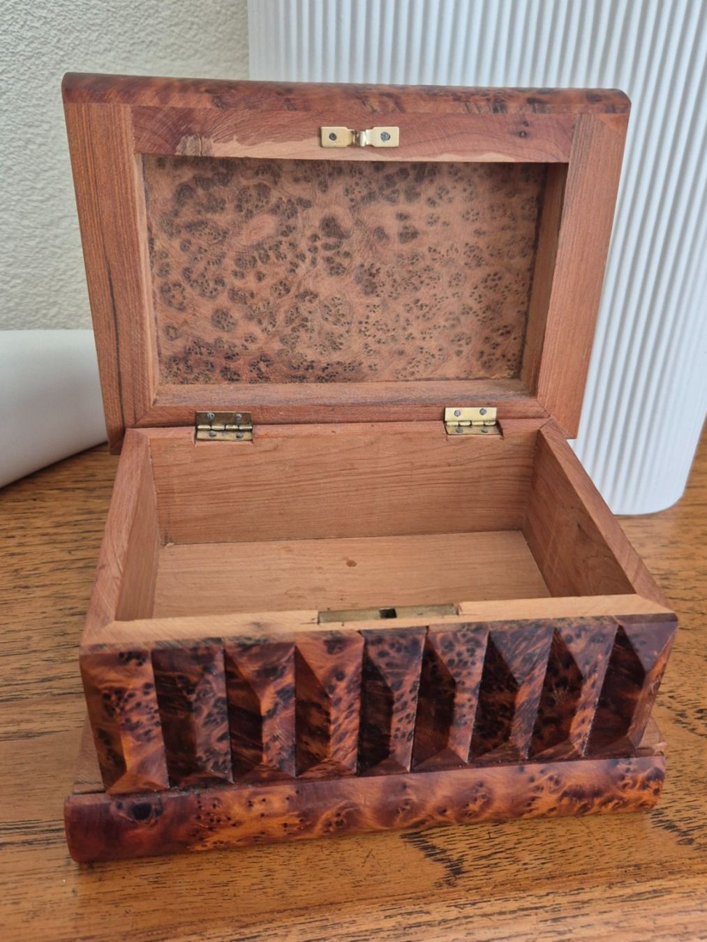Boîte à bijoux en bois décor - Ma Boite à Bijoux