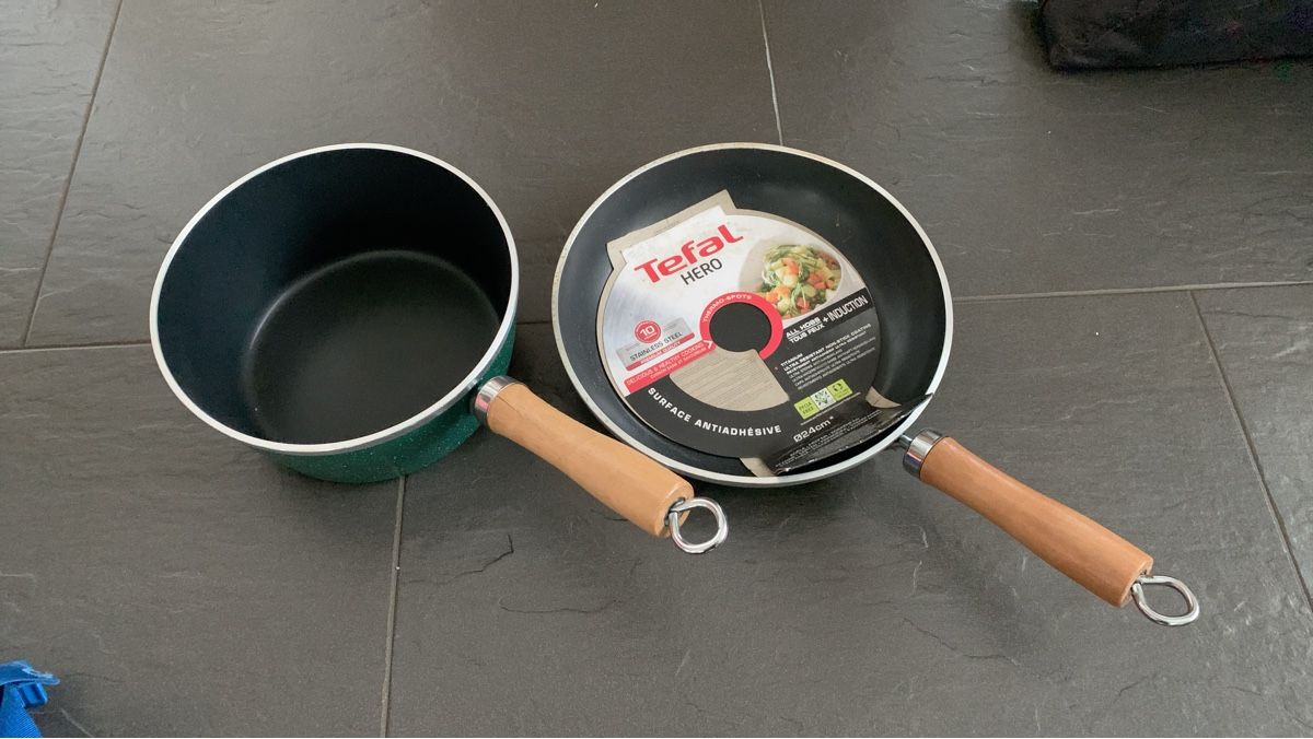 Tefal Padelle: Tefal Hero Pfanne und Topf Set – Usato da Lupsingen venduto da rah_72cd