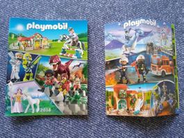 PLAYMOBIL kleine Kataloge 2018 und 2019
