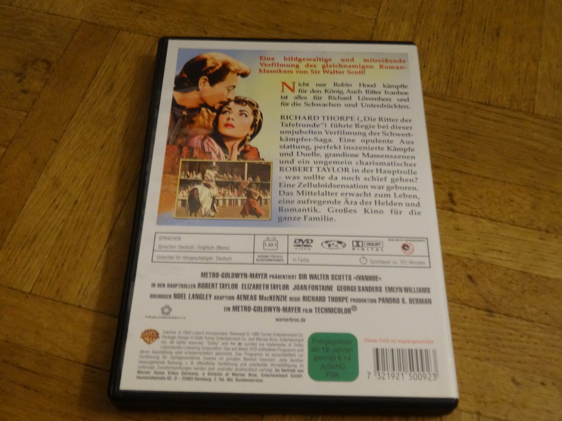 Alle DVDs: Ivanhoe DVD Der Schwarze Ritter – Gebraucht aus Olten von Disc-Verkauf 2