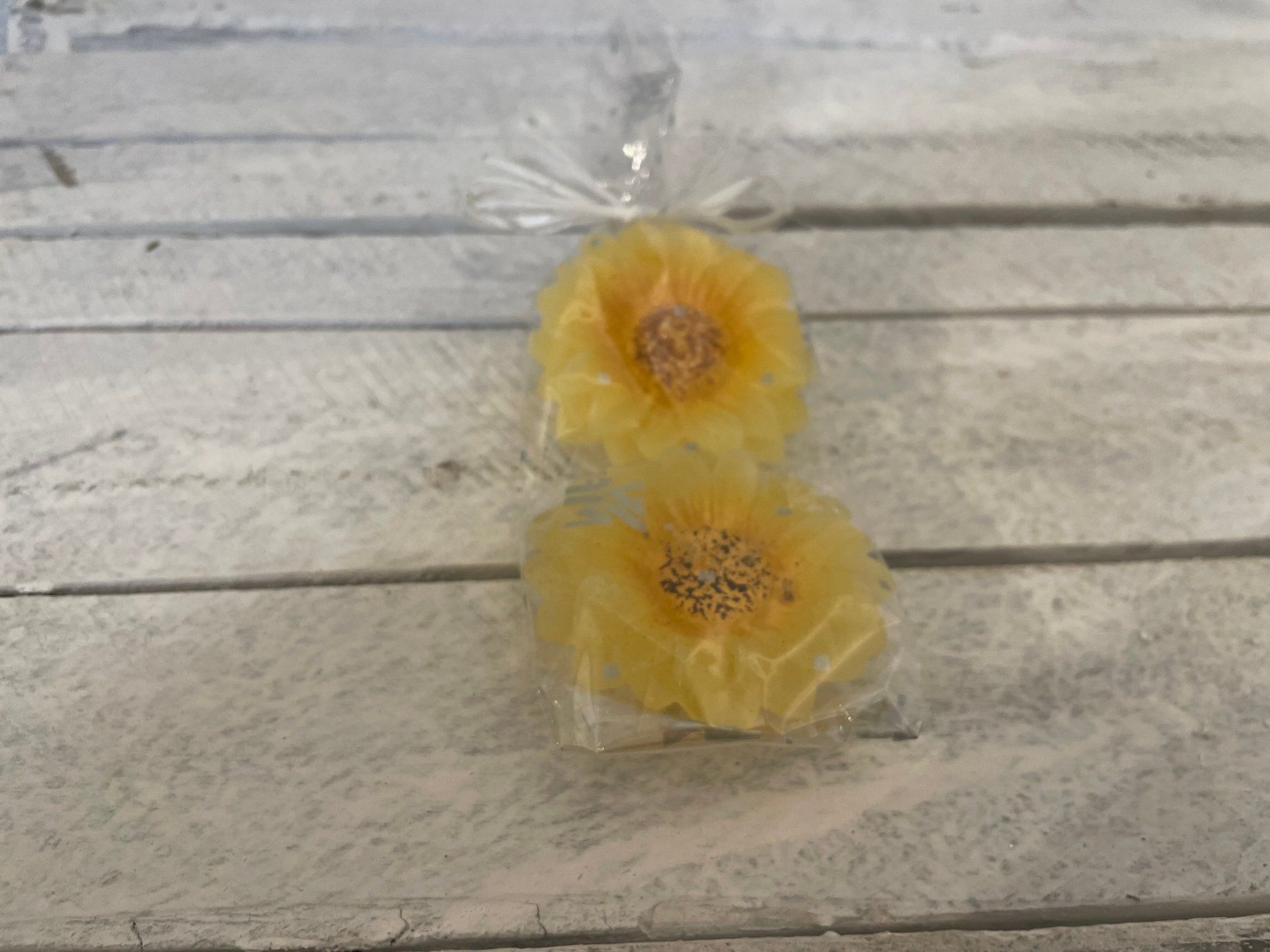 Candele: 2 Kerzen in Blumenform – Usato da Embrach venduto da pifu_gmbh
