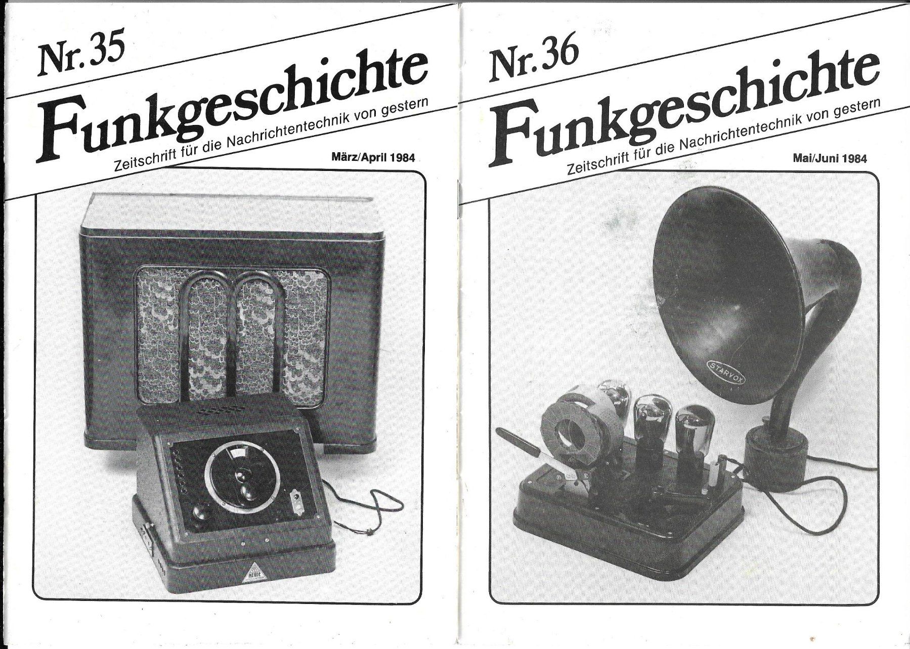 Riviste & Magazine: Funkgeschichte GFGF Nr. 35-36 – Usato da Zwingen venduto da Celerio100