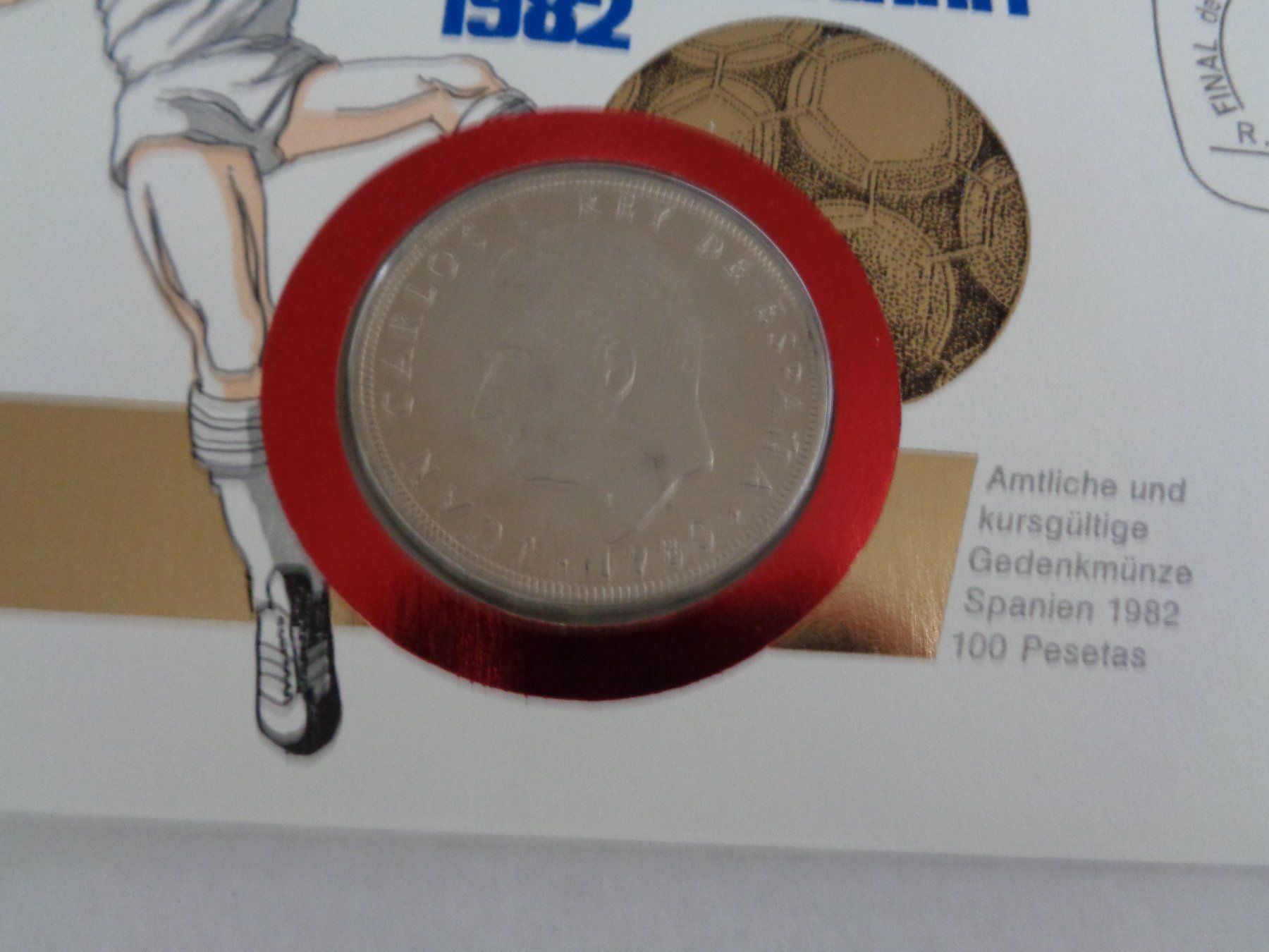 Tutti le monete: Münzbrief - Fussball-WM 1982 – Nuovo (secondo la descrizione) da Chur venduto da omonia 1
