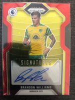 Panini Prizm Brandon Williams Norwich Autogramm