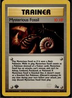 mysterious fossil 62/62 1st edition