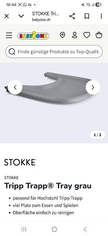 Seggioloni: Stokke Babyset Tablett Polster – Usato da Birsfelden venduto da san_9st7 2