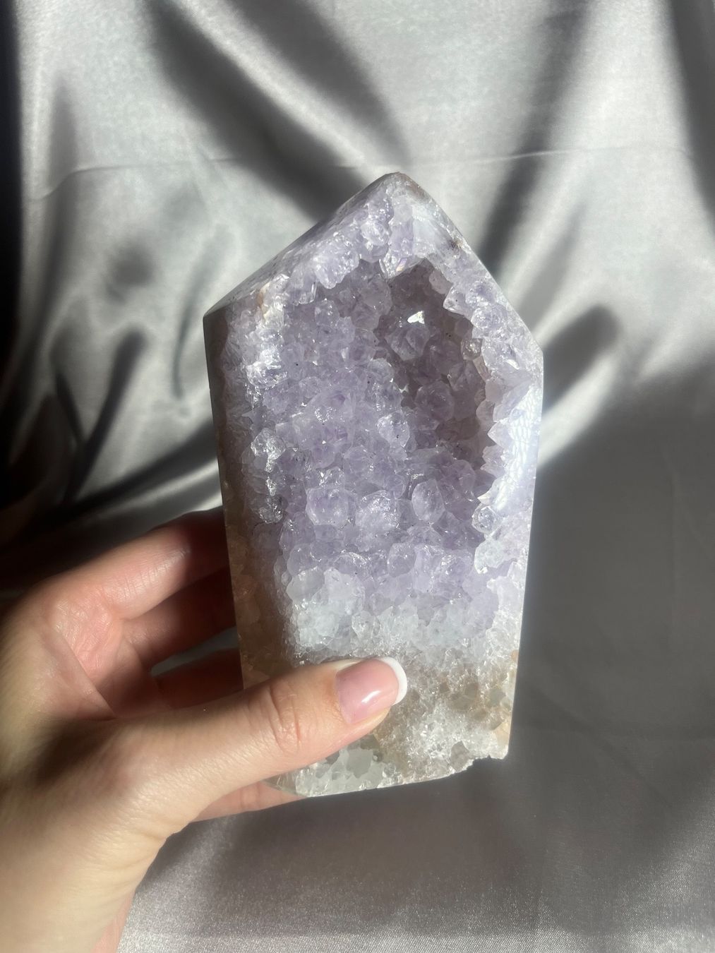 Minerali & Pietre curative: Pink Amethyst Tower - 830g, 14.5cm – Nuovo e nell'imballaggio originale da Zürich venduto da unique2010 2