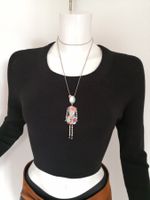 🤩ZARA HALSKETTE MIT PUPPENANHÄNGER ROSA NEU