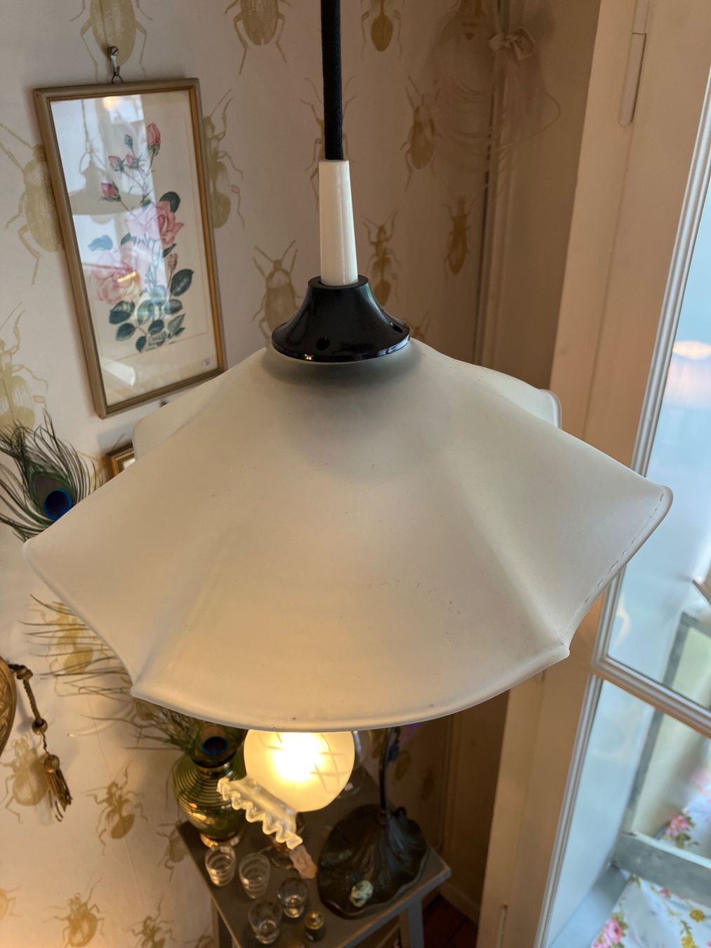 Lampade: Lampe - Hängelampe - Glas - Vintage – Usato da Winterthur venduto da pompea 1