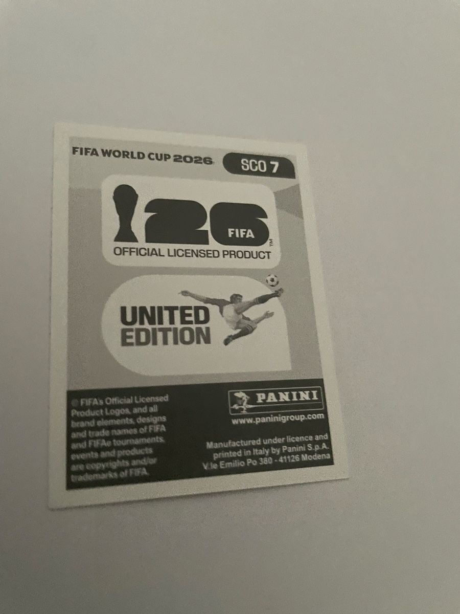 Panini Sammelbilder & Trading cards: FIFA WM 2026 Scott Mckenna SCO 7 – Neu (gemäss Beschreibung) aus Winterthur von Cobraforce 1