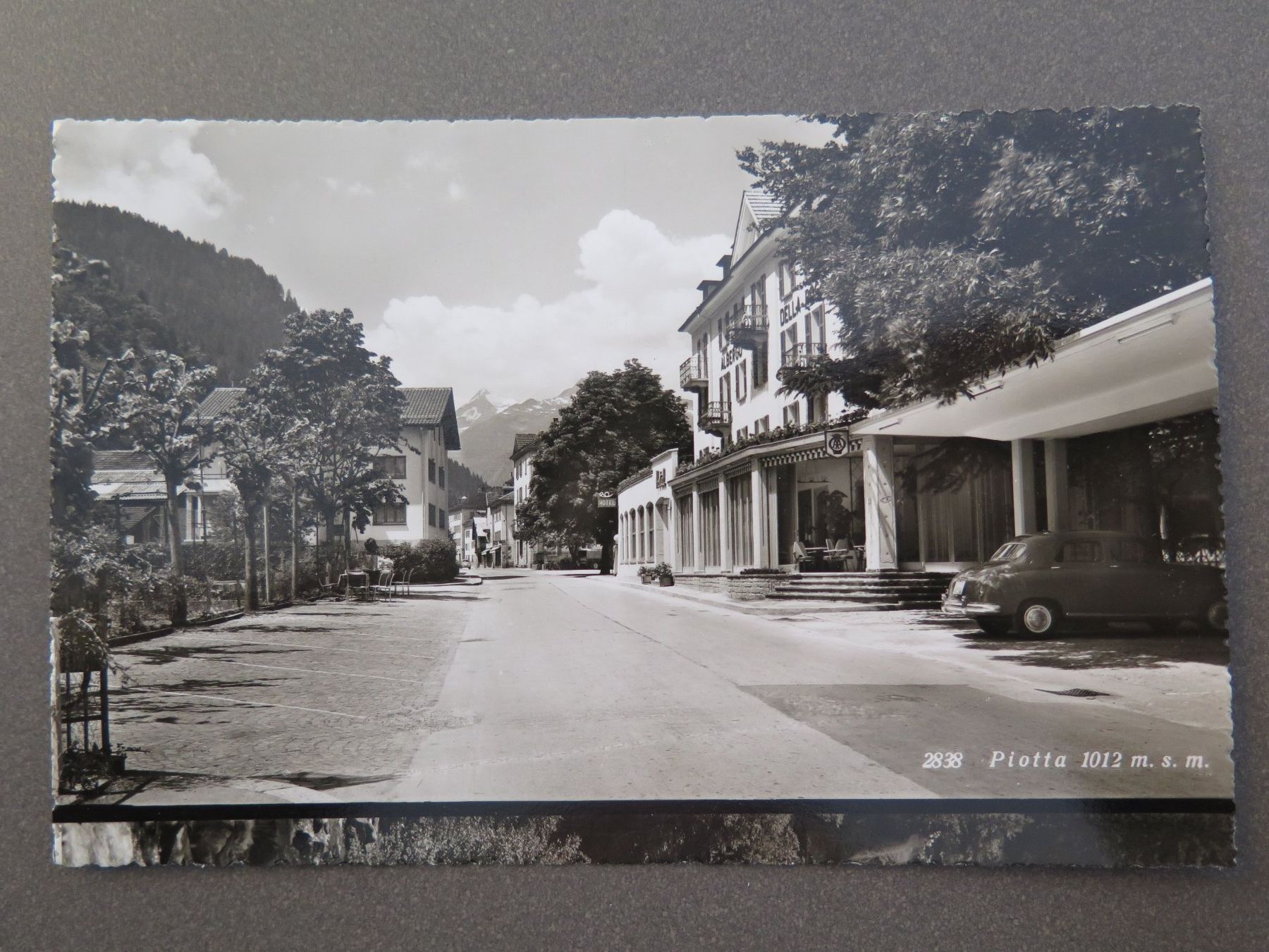Cartoline postali: PIOTTA - ALBERGO DELLA ... – Usato da Wittenbach venduto da lipasal