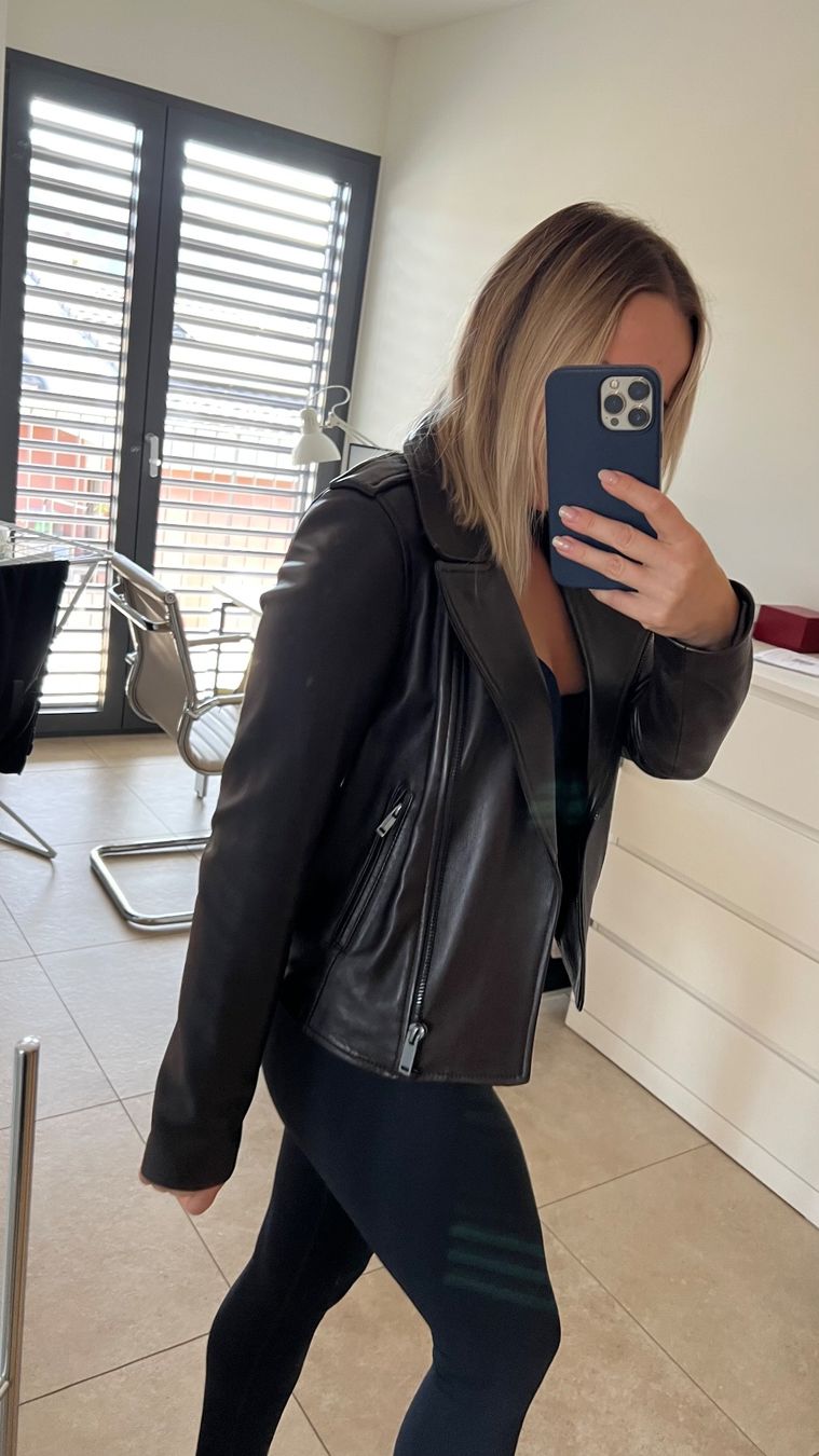 Massimo Dutti Giacche: Massimo Dutti Lederjacke (S) NEW – Nuovo e nell'imballaggio originale da Cadro venduto da Victoria88 8